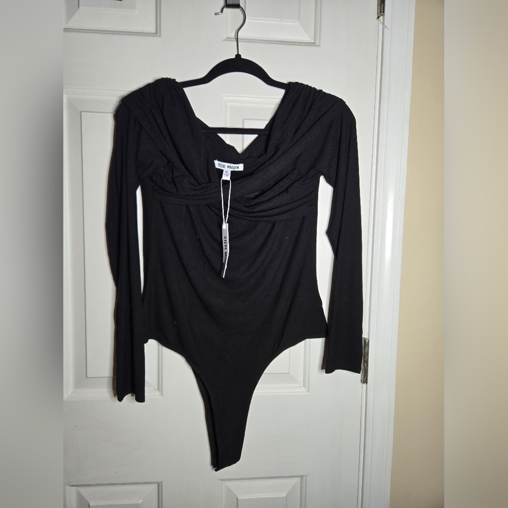 Steve Madden Long Sleeve Bodysuit